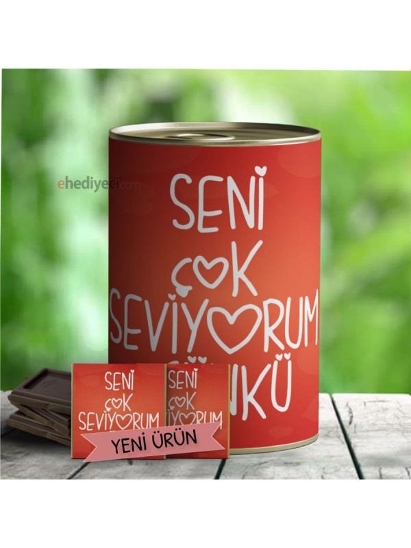 Hediye Seni Çok Seviyorum Çünkü Çikolata Konservesi&hellip;