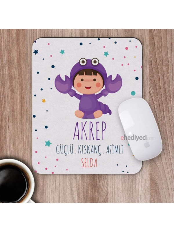 Kişiye Özel Akrep Burcu Tasarımlı Mousepad&hellip;