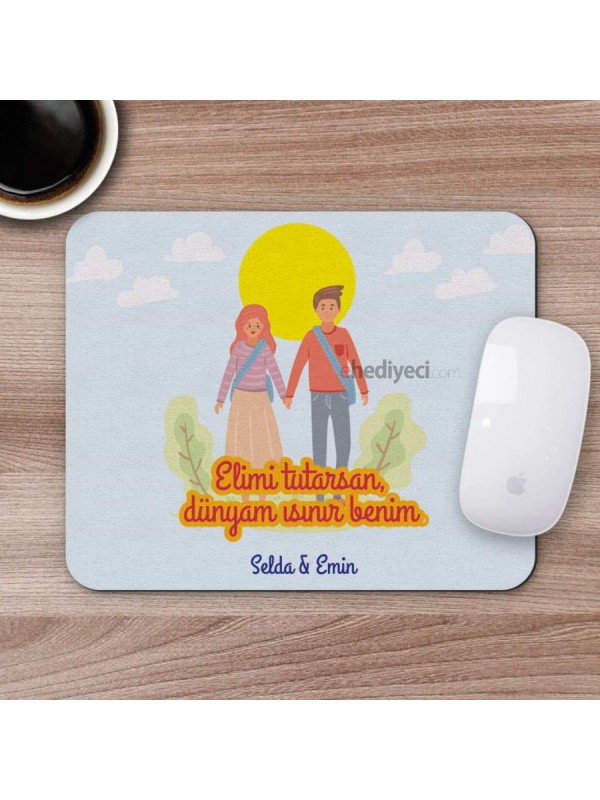 Kişiye Özel Romantik Tasarımlı Mousepad - R16&hellip;