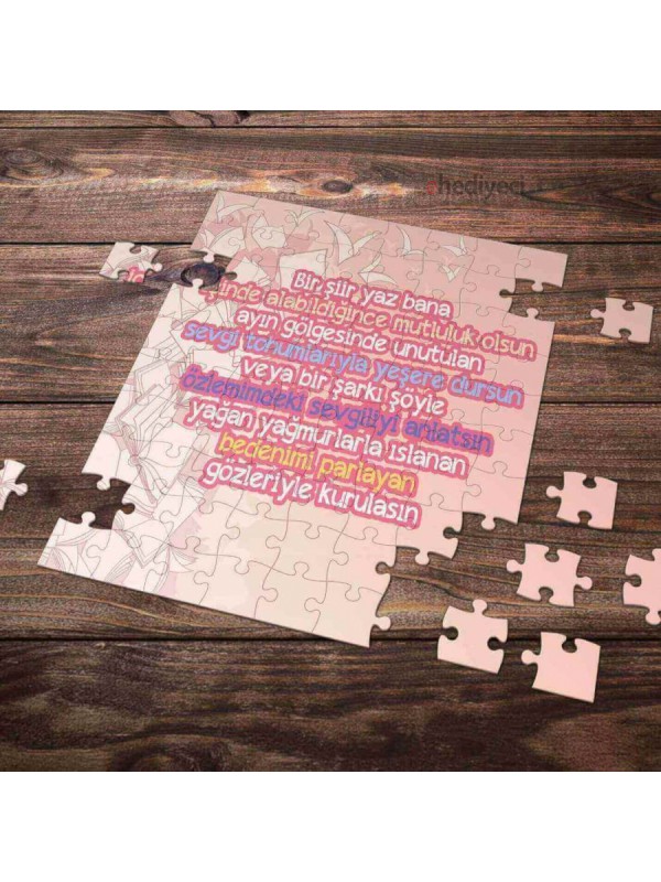 99 Parça Romantik Tasarımlı Puzzle Yapboz No6&hellip;