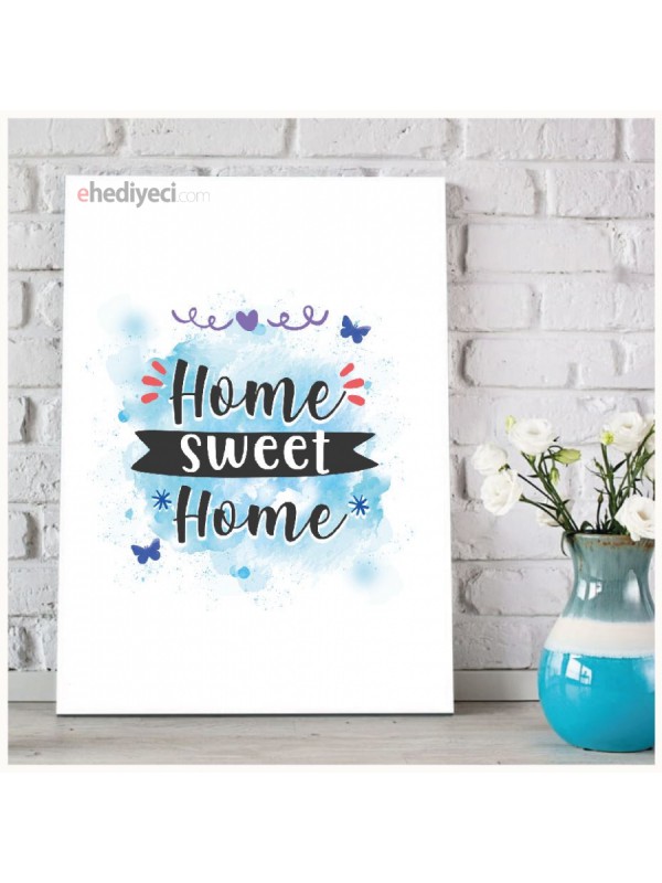 Home Sweet Tasarımlı Kanvas Tablo -S60&hellip;