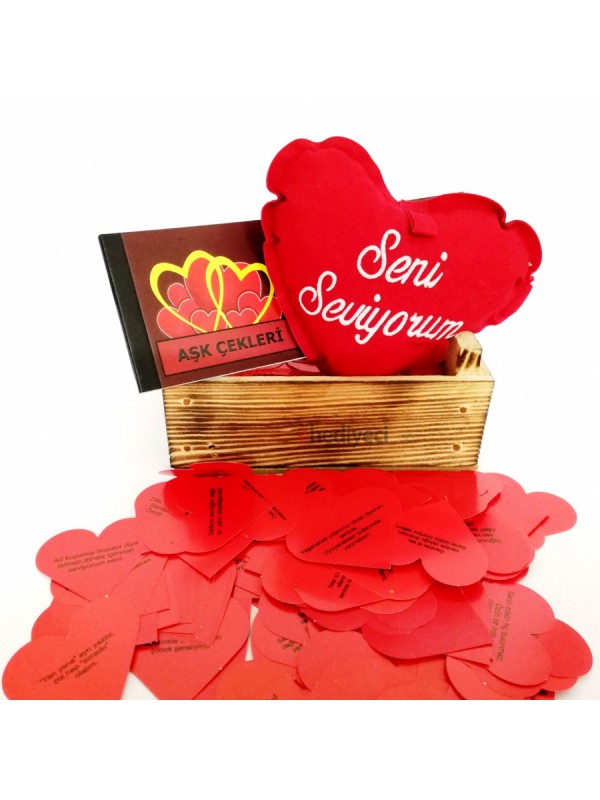 Sevgiliye Hediyeler Ahşap Kasada Romantik -1&hellip;