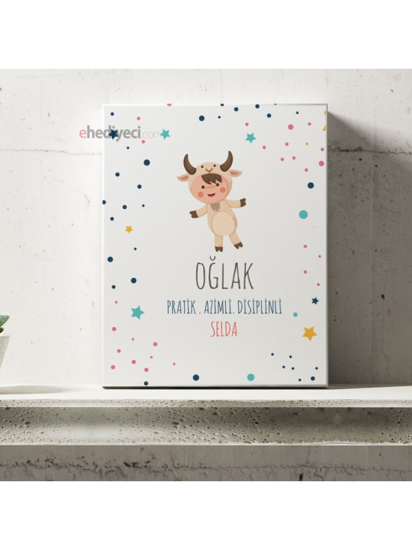 Kişiye Özel Oğlak Burcu Temalı Kanvas Tablo -9… Kişiye Özel Oğlak Burcu Temalı Kanvas Tablo -9…