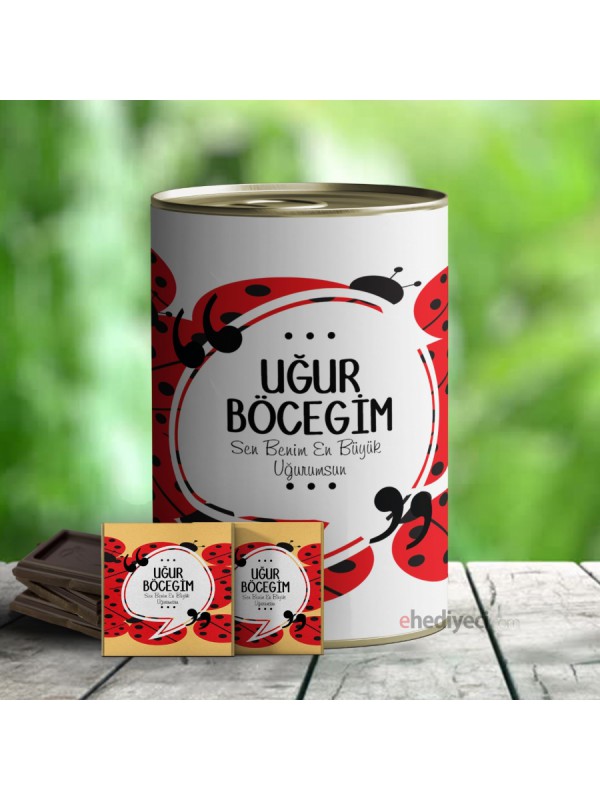 Hediye Uğur Böceğim Temalı Çikolata Konservesi… Hediye Uğur Böceğim Temalı Çikolata Konservesi…