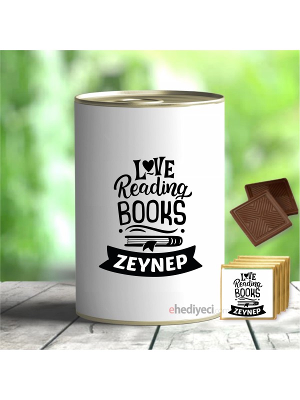 Kişiye Özel Hediyelik Love Reading Tasarımlı Çikolata&hellip;