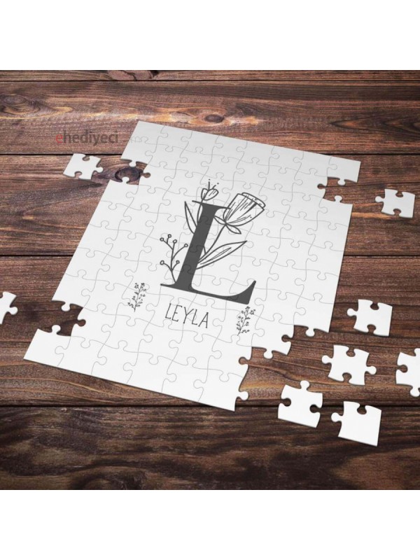 Kişiye Özel L Harfi Tasarımlı Puzzle… Kişiye Özel L Harfi Tasarımlı Puzzle…