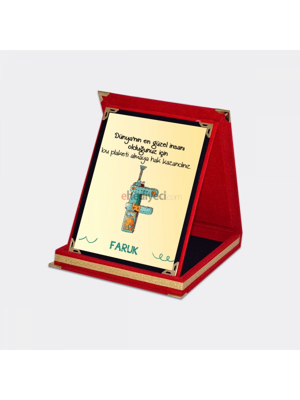 Özel Dünyanın En Güzel İnsanına Plaket - F&hellip;