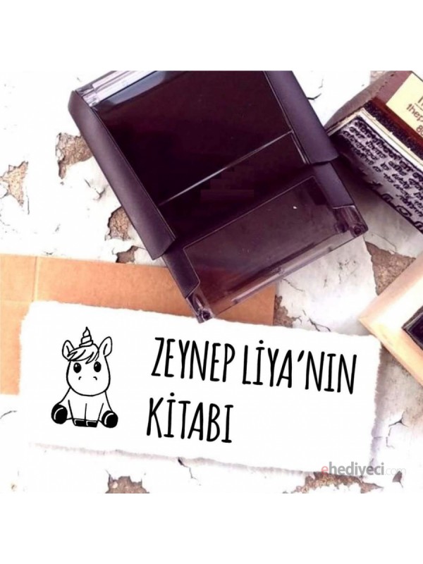 Kişiye Özel İsim Yazılı Kitap Kaşesi -62&hellip;