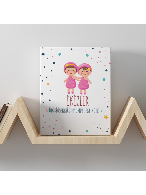 Özel Tasarım İkizler Burcuna Kanvas Tablo&hellip;