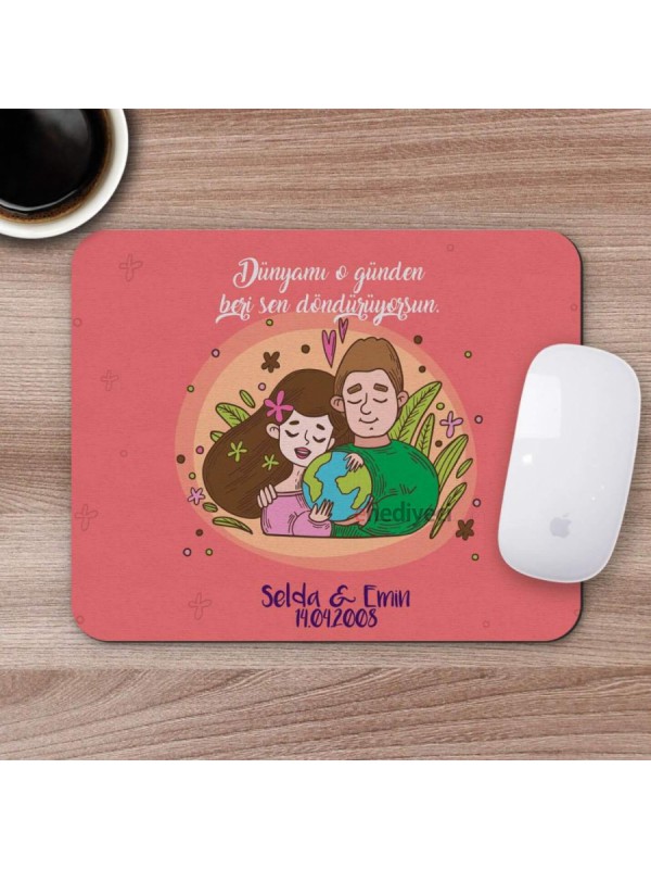 Kişiye Özel Romantik Tasarımlı Mousepad - R12… Kişiye Özel Romantik Tasarımlı Mousepad - R12…
