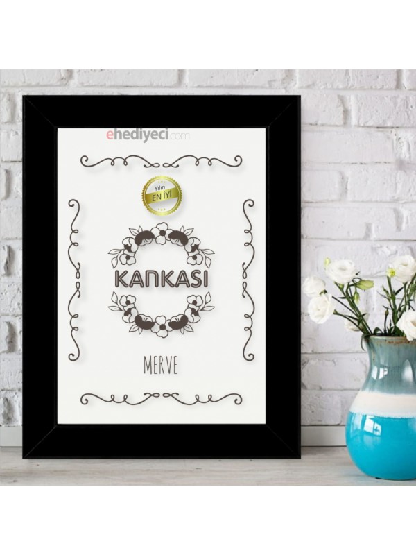 Kişiye Özel Yılın En İyi Kankası Çerçeveli Pano&hellip;