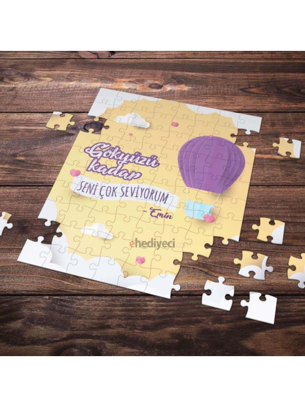 Kişiye Özel Romantik Tasarımlı Puzzle -P19&hellip;