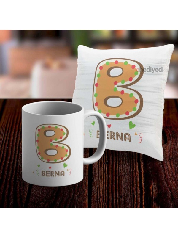 Kişiye Özel Kupa Seti Ve Yastık Kılıfı - B&hellip;