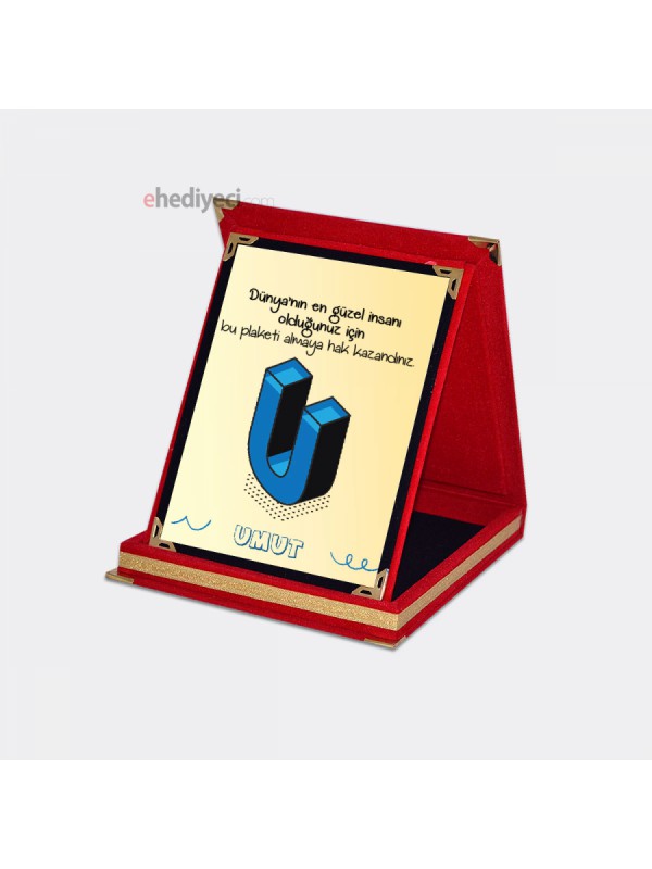 Özel Dünyanın En Güzel İnsanına Plaket - U&hellip;