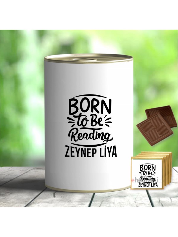 Kişiye Özel Hediyelik Born To Be Reading Çikolata&hellip;