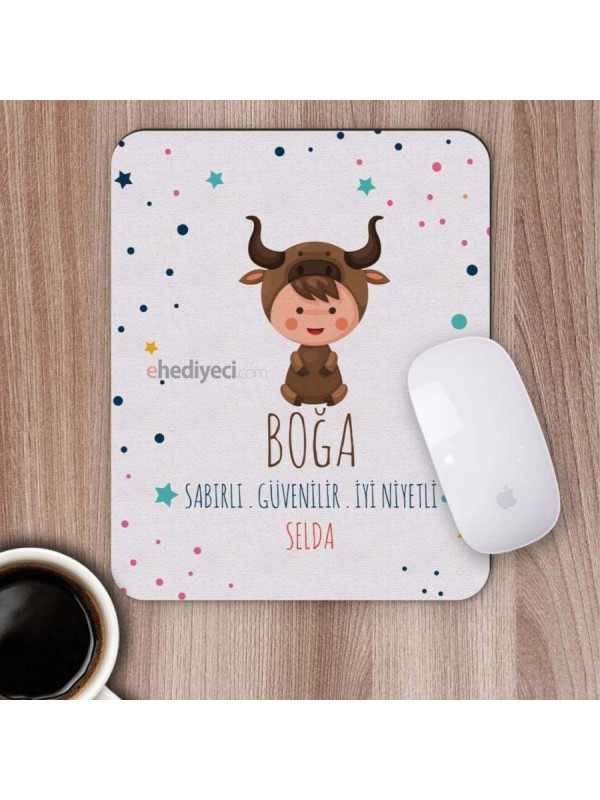 Kişiye Özel Boğa Burcu Tasarımlı Mousepad&hellip;