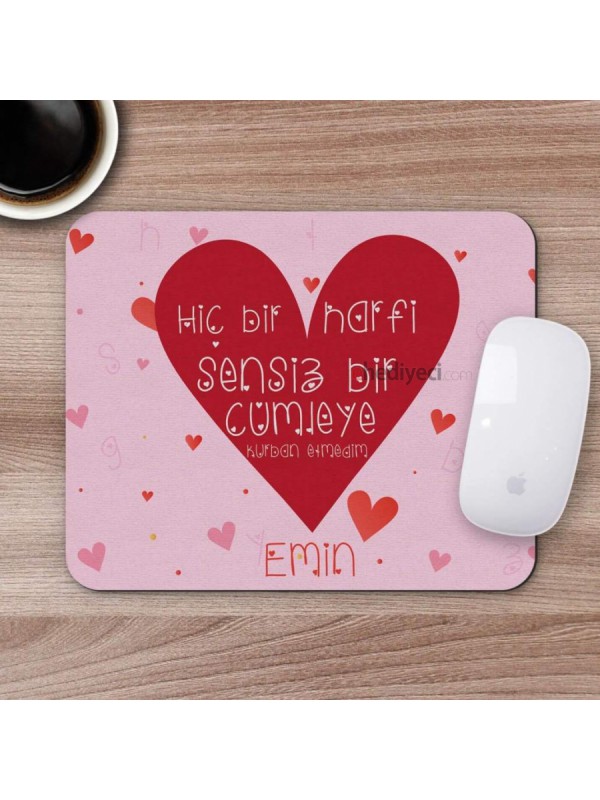 Kişiye Özel Romantik Tasarımlı Mousepad - R4&hellip;
