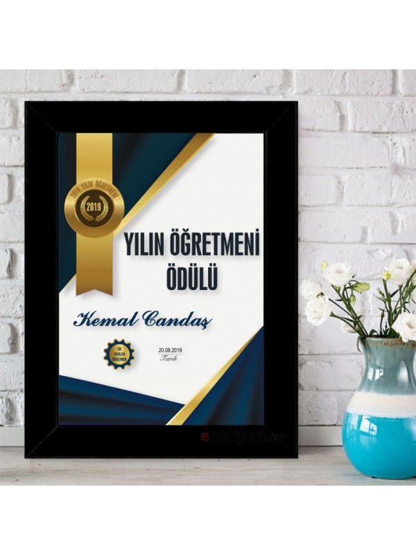 Kişiye Özel Yılın Öğretmeni Çerçeveli Pano&hellip;