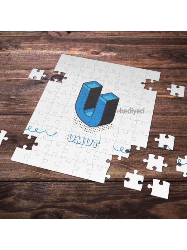 Kişiye Özel U Harfi Tasarımlı Puzzle&hellip;