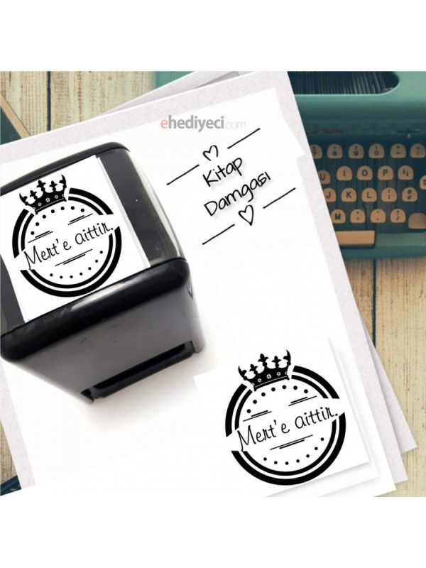 Kişiye Özel İsim Yazılı Otomatik Kare Kaşe - 1048&hellip;