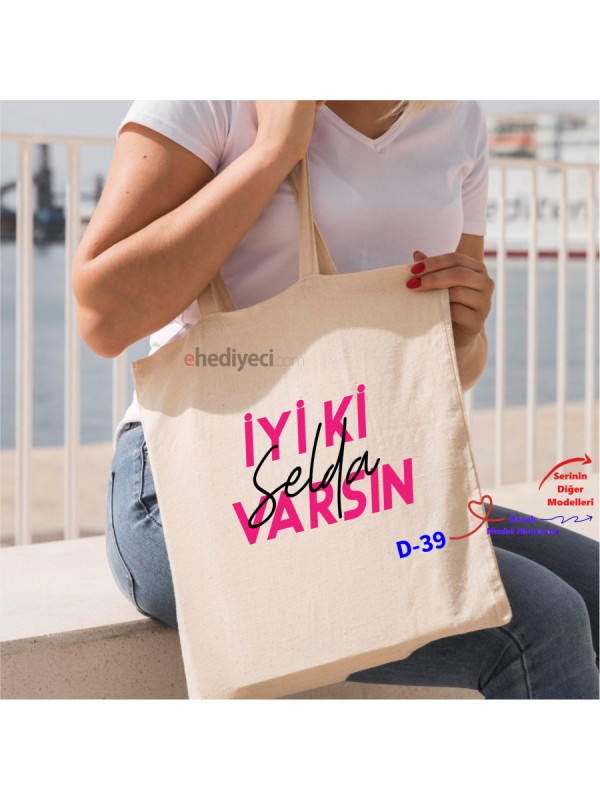 Kişiye Özel Doğum Günü Hediyelik Bez Çantalar Temalı&hellip;