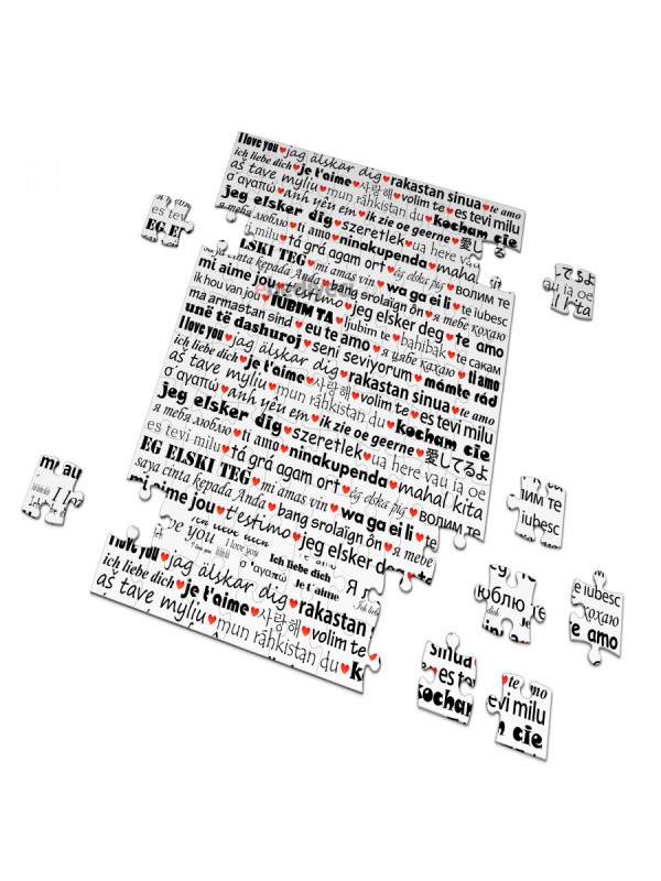 100 Dilde Seni Seviyorum Yazılı 99 Parça Puzzle Yapboz… 100 Dilde Seni Seviyorum Yazılı 99 Parça Puzzle Yapboz…