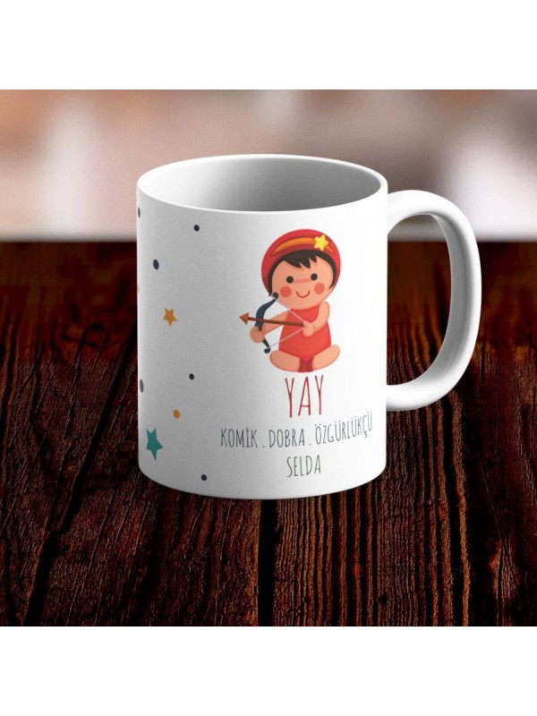Kişiye Özel Kupa Yay Burcu Temalı Bardak -11… Kişiye Özel Kupa Yay Burcu Temalı Bardak -11…