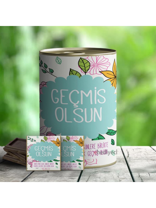 Hediyelik Geçmiş Olsun Çikolata Konservesi&hellip;