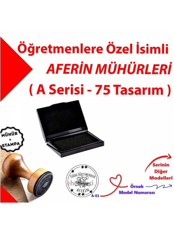 Özel Aferin Kaşesi Öğretmenlere Mühür İsim Yazılı&hellip;
