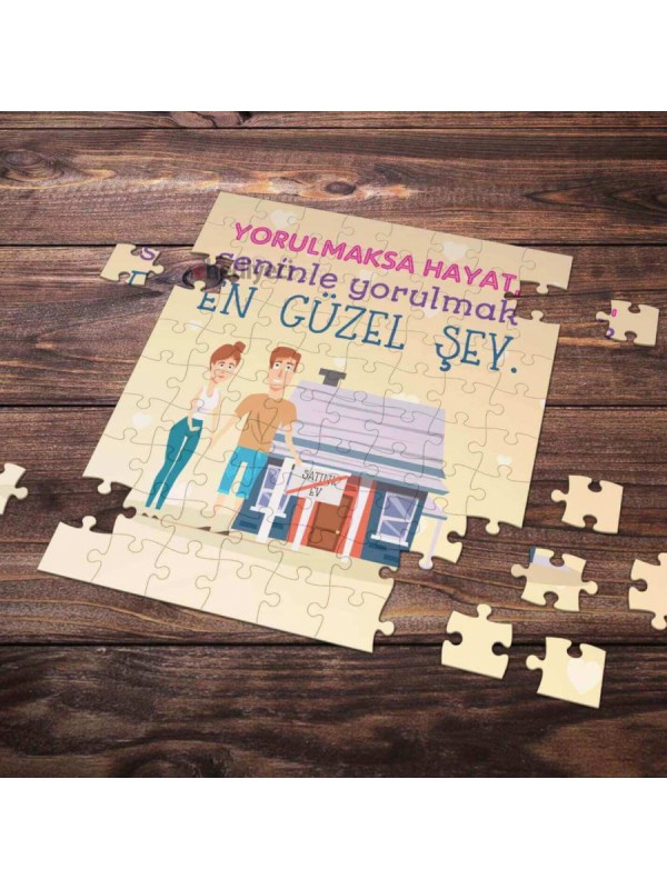 99 Parça Romantik Tasarımlı Puzzle Yapboz No8&hellip;