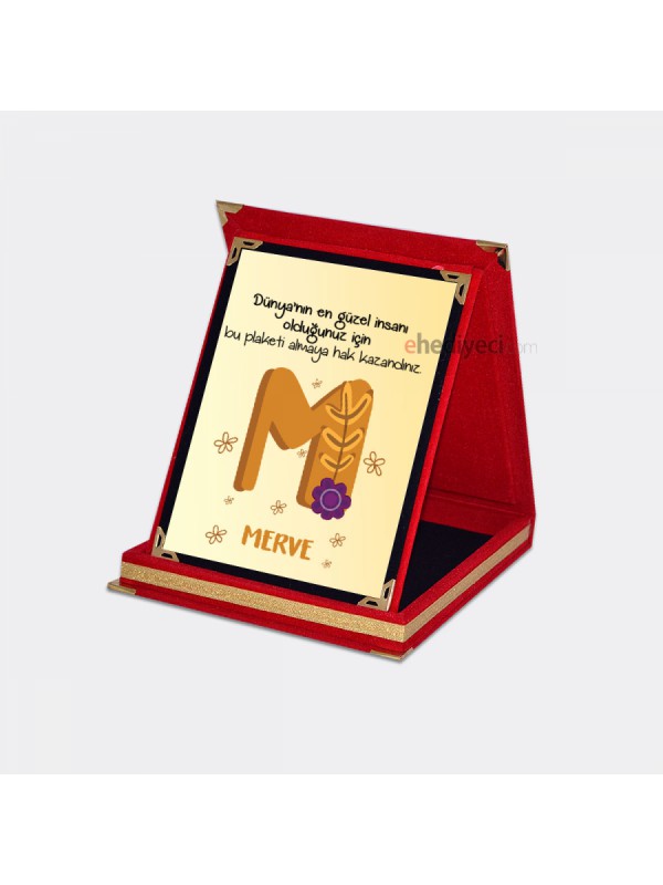 Özel Dünyanın En Güzel İnsanına Plaket - M&hellip;
