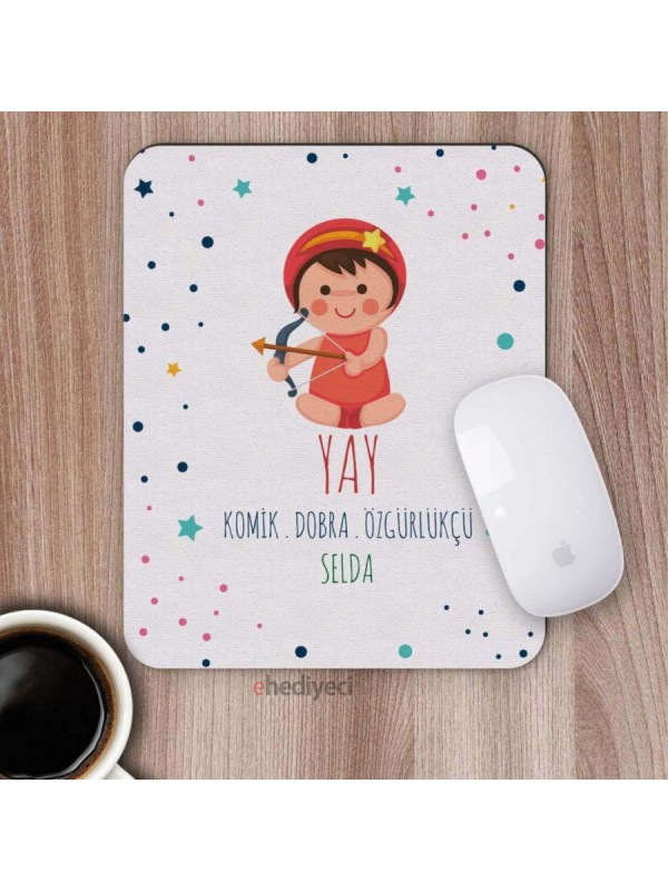 Kişiye Özel Yay Burcu Tasarımlı Mousepad&hellip;