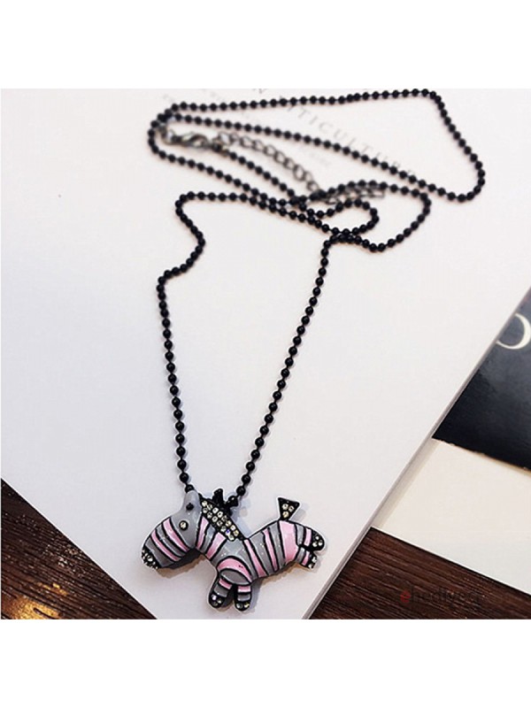 Bayan Liya Sevimli Zebra Kolye&hellip;