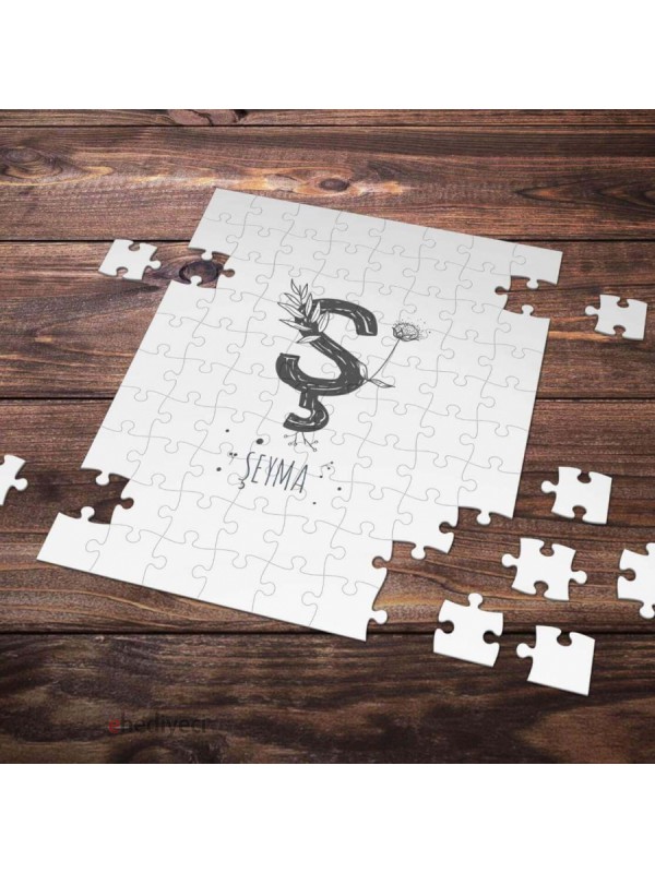 Kişiye Özel Ş Harfi Tasarımlı Puzzle&hellip;