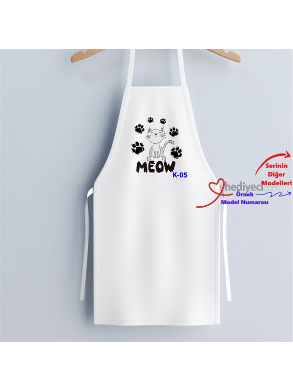 Hediyelik Hediyeler Kedi Tasarımlı Mutfak Önlüğü&hellip;