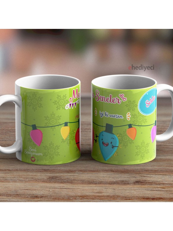 Kişiye Özel Kupa Mutlu Seneler Bardak -015&hellip;