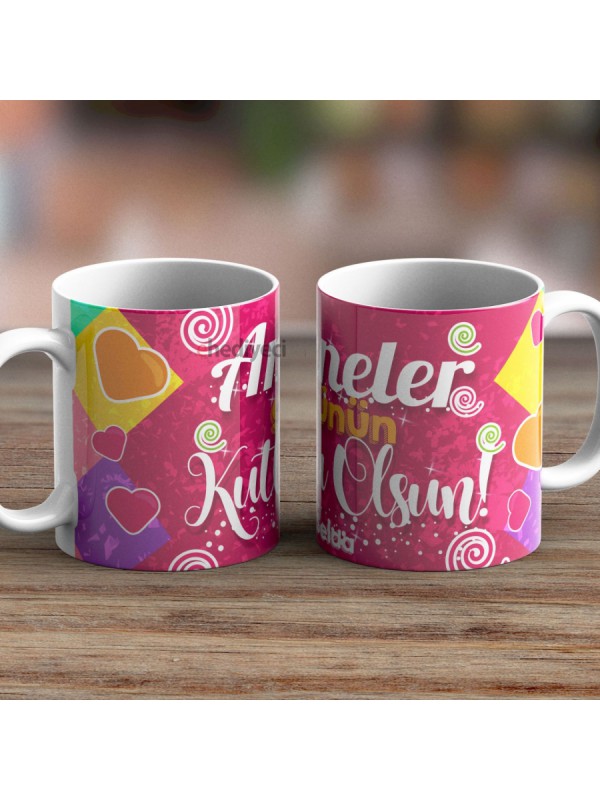Kişiye Özel Günü Kupa İsimli Anneler Temalı -05… Kişiye Özel Günü Kupa İsimli Anneler Temalı -05…