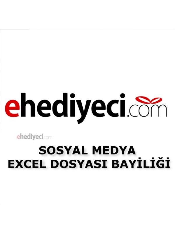E-Hediyeci - 6 Ay Süreli Sosyal Medya Excel&hellip;