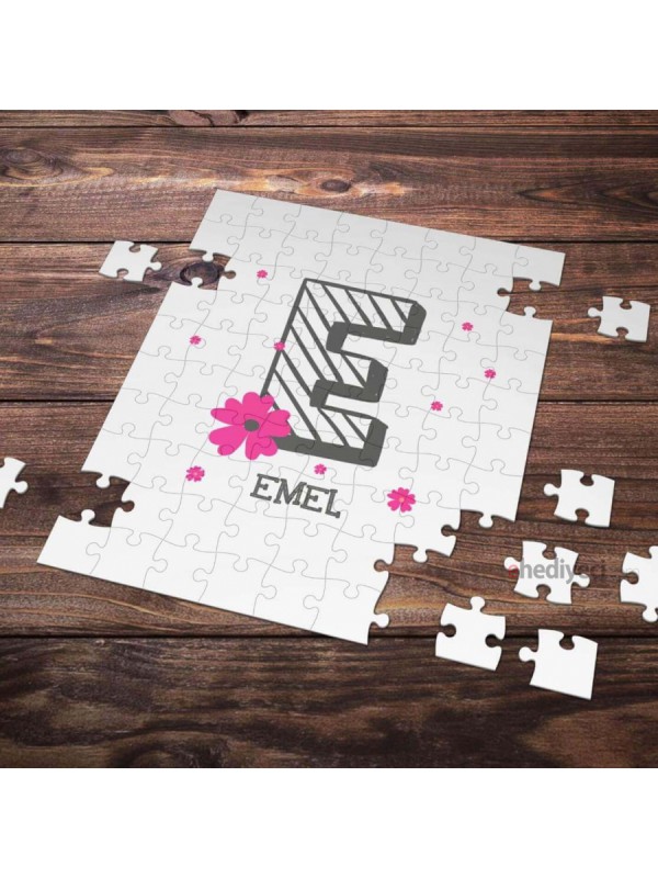 Kişiye Özel E Harfi Tasarımlı Puzzle&hellip;