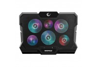 Rampage AD-RC10 X-GUST 6 Fanlı Rainbow Işıklandırmalı Stand Notebook Soğutucu